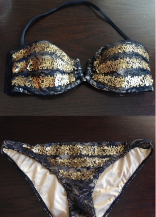 Simli Bikini Takımı - Yeni
