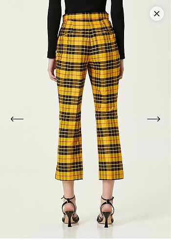 Zara ekose pantolon