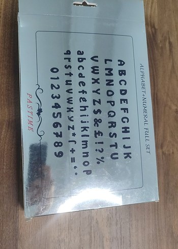 hamur harf kalıbı set Harf ve Sayı pasta kalıpları  Süslemeleri - Görsel 3