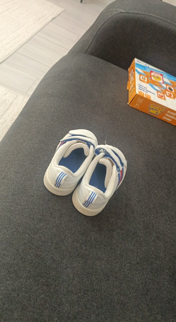 Adidas Kız Çocuk Beyaz Spor Ayakkabı - Görsel 5