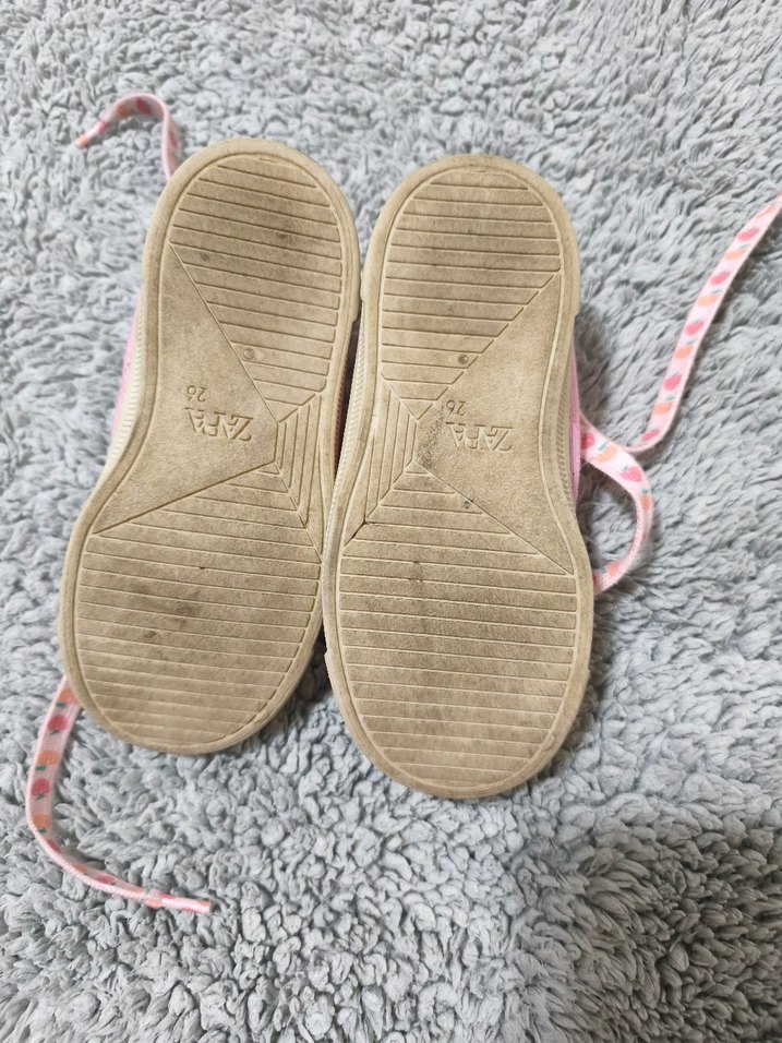 Kız Çocuk Pembe Bağcıklı Sneaker - Görsel 5