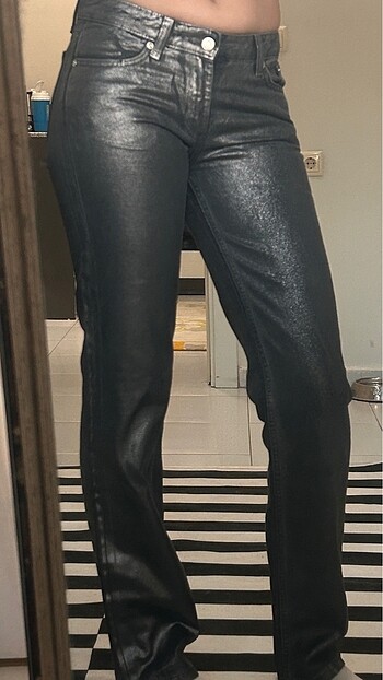 Zara Zara Metalik Pantolon