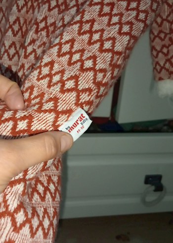 Kız Bebek Örgü Tulum Kahverengi - Görsel 3