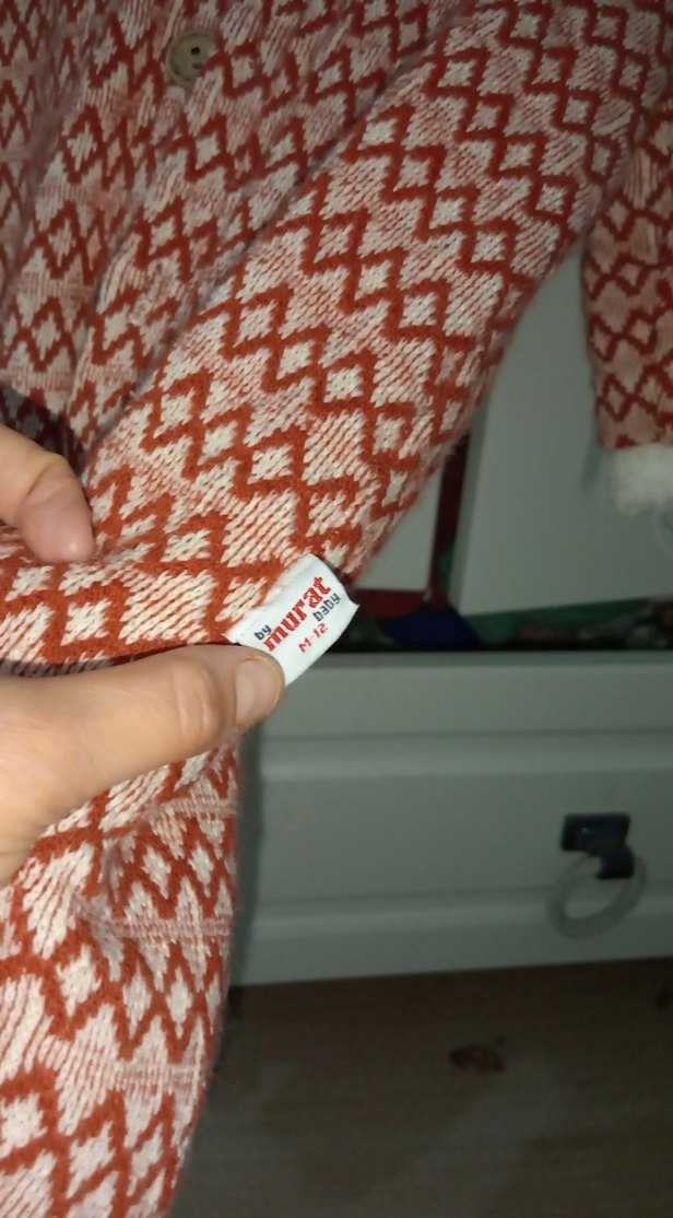 Kız Bebek Örgü Tulum Kahverengi - Görsel 3