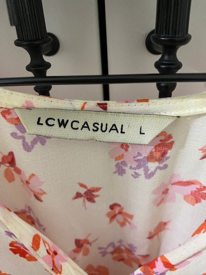 Bohem V Yaka Desenli Hamile Bluzu - Görsel 5