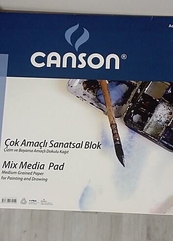 Canson 200 gr dokulu 15 yapraklı Not:(2 yaprağı kullanıldı) 13