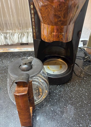 Kahve Makinesi, Koyu Kahverengi Detaylı - Görsel 4