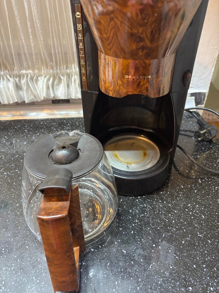 Kahve Makinesi, Koyu Kahverengi Detaylı - Görsel 4