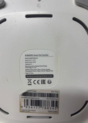 Xiaomi Kedi Su pınarıAkıllı Bağlantılı - Görsel 7