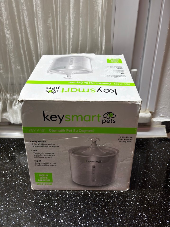 KeySmart Otomatik Evcil Hayvan Su Sebili Gri - Görsel 2