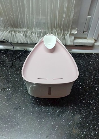 Pembe Pastel Otomatik Kedi Su pınarı - Görsel 4
