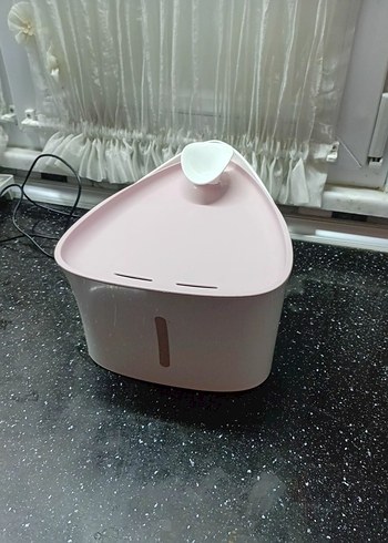 Pembe Pastel Otomatik Kedi Su pınarı - Görsel 2