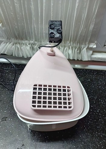 Pembe Pastel Otomatik Kedi Su pınarı - Görsel 3