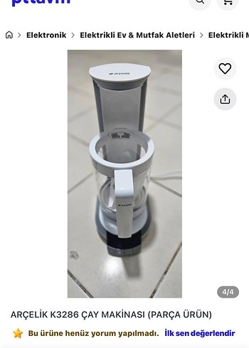 Arçelik K 3286 çay makinası - Görsel 7