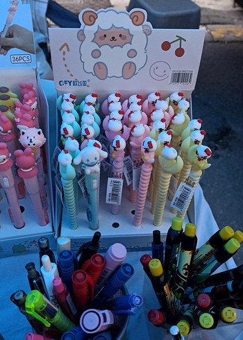 36 Renkli Karakterli Otomatik Kurşun Kalem - Görsel 2