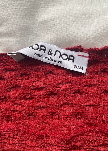 Bordo Örgü Kadın Kazak - Görsel 3