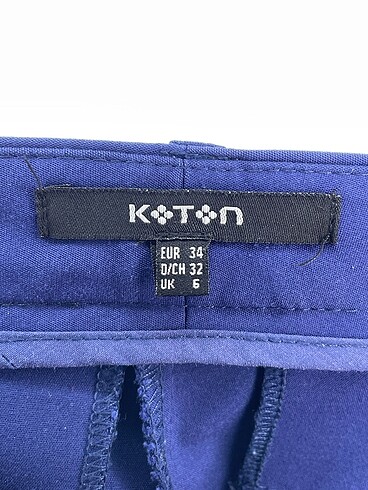 34 Beden lacivert Renk Koton Kumaş Pantolon %70 İndirimli.