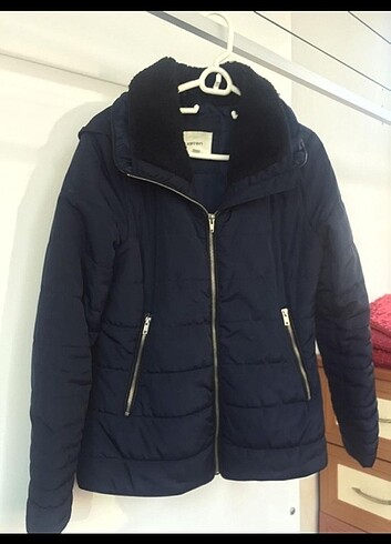 LACİVERT M /38 KOTON ŞİŞME MONT
