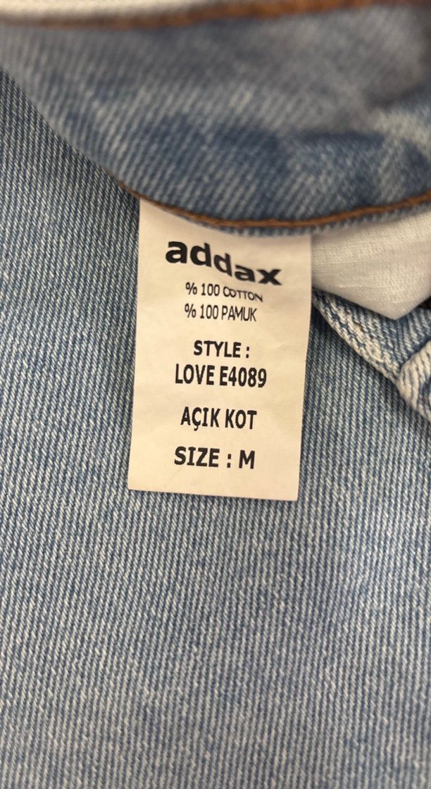 Tüylü Detaylı Denim Mini Etek - Görsel 3