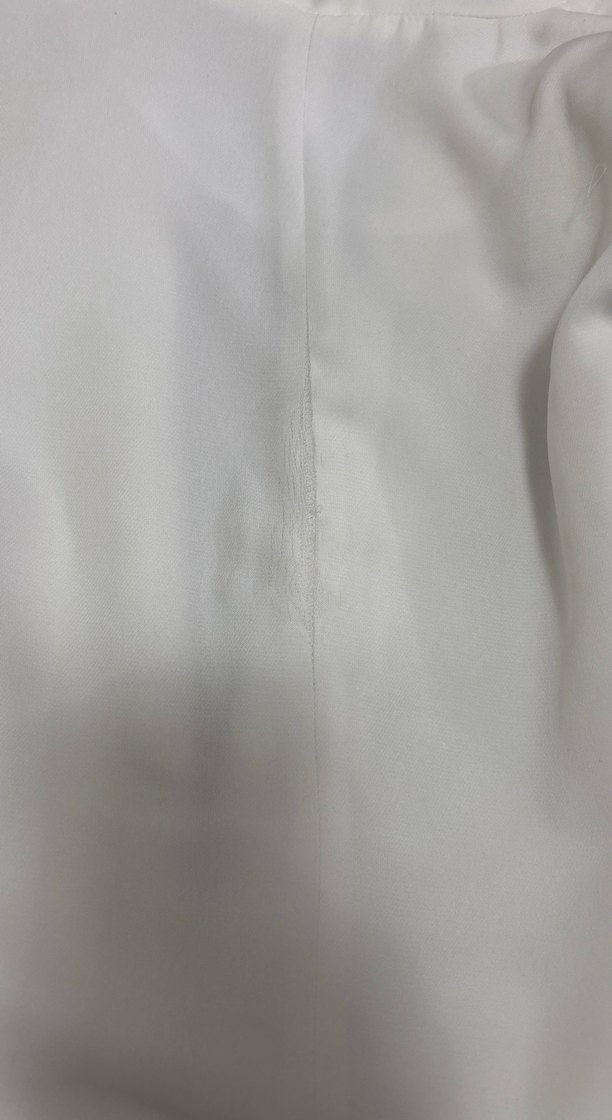 Düğmeli Beyaz Kadın Blazer Ceket - Görsel 3