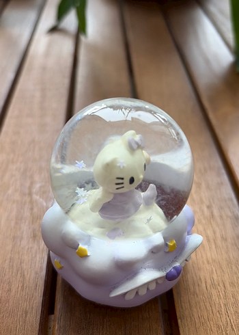 Hello kitty ışıklı kar küresi - Görsel 5