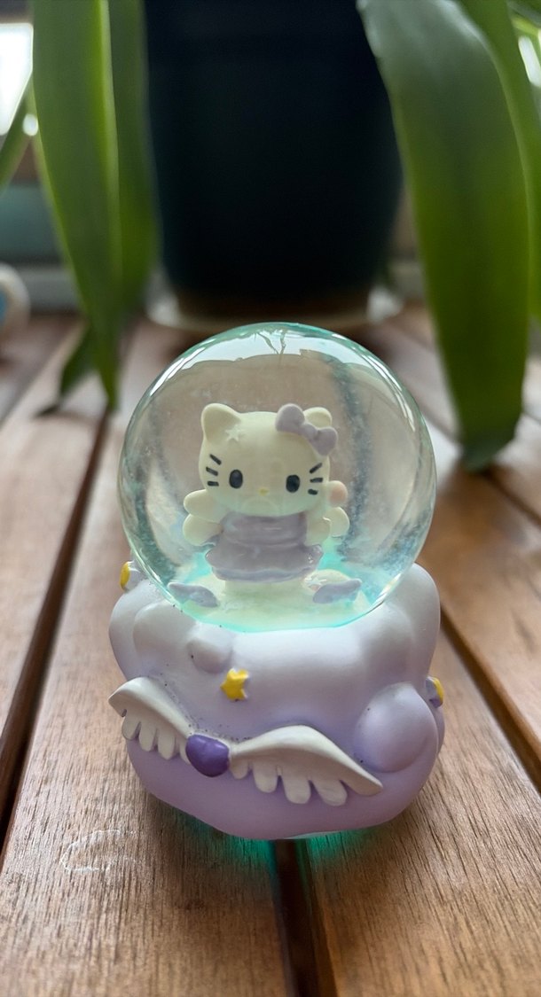 Hello kitty ışıklı kar küresi - Görsel 3