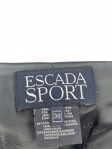 38 Beden gri Renk Escada Blazer %70 İndirimli.