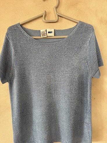 l Beden DONNA KARAN NEW YORK MARKA RAYON MAVİ ĞST