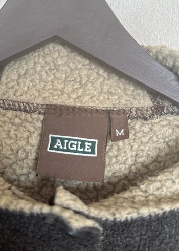 AIGLE- Düğmeli Gri Hamile Kabanı Midi Boy - Görsel 2