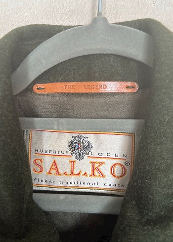 AVUSTURYA-HUBERTUS LODEN- Düğmeli Gri Midi Yün Hamile Kabanı - Görsel 2