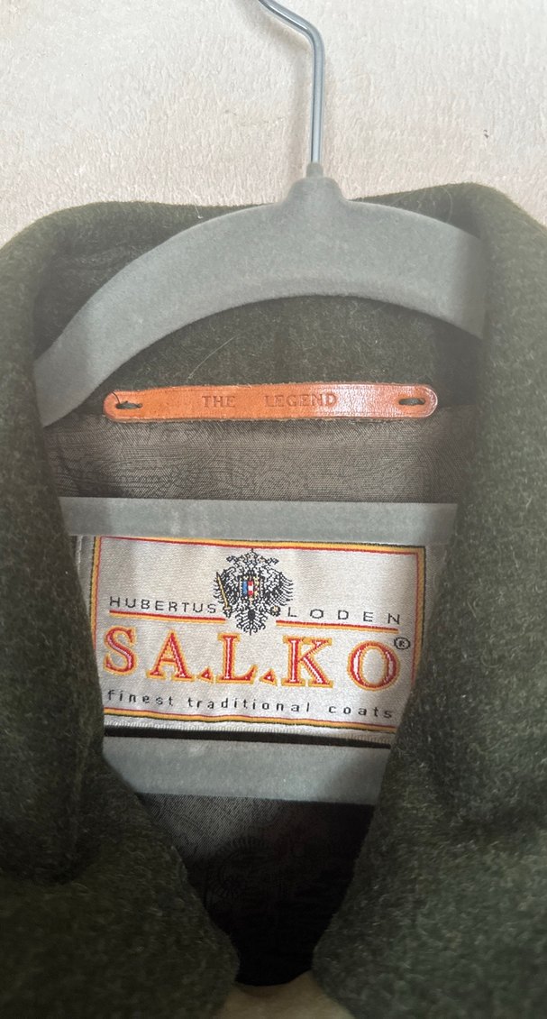 AVUSTURYA-HUBERTUS LODEN- Düğmeli Gri Midi Yün Hamile Kabanı - Görsel 2