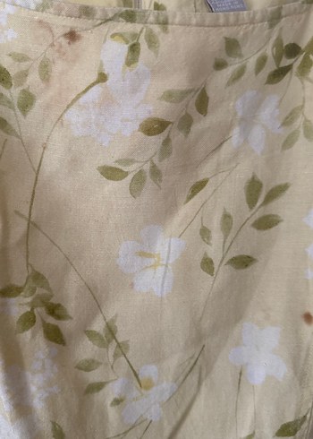 J.CREW ÇİÇEK DESENLİ KETEN ELBİSE - Görsel 3