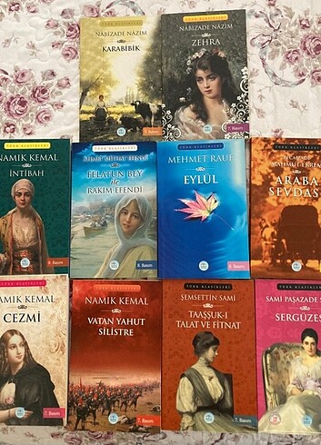 10 adet Türk klasik romanları