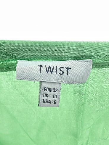 38 Beden yeşil Renk Twist Kısa Elbise %70 İndirimli.