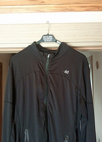 xl Beden Splash parmak geçirmeli fermuarlı spor unisex sweatshirt