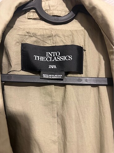 m Beden zara trenckot