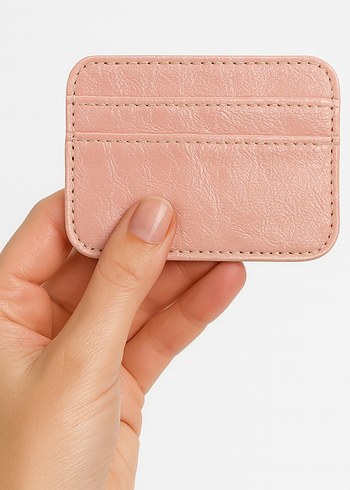 Yeşil Deri Kadın Cüzdanı Velcro Kapaklı - Görsel 5