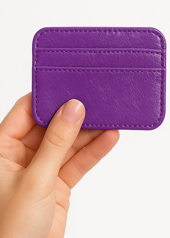 Yeşil Deri Kadın Cüzdanı Velcro Kapaklı - Görsel 6