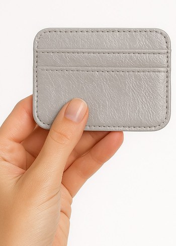 Yeşil Deri Kadın Cüzdanı Velcro Kapaklı - Görsel 3