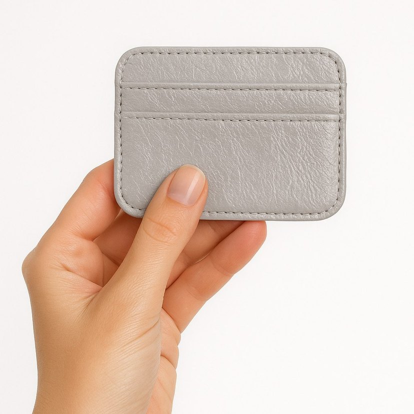 Yeşil Deri Kadın Cüzdanı Velcro Kapaklı - Görsel 3