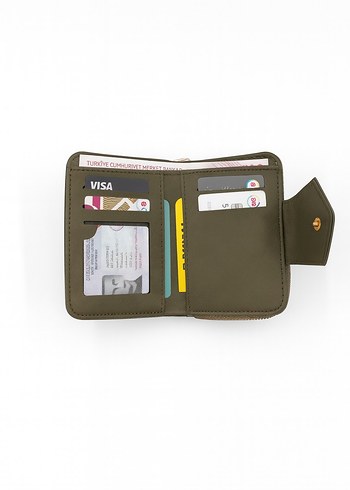 Kadın Hakiki Deri Fermuarlı Cüzdan - Görsel 6