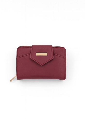 Kadın Hakiki Deri Fermuarlı Cüzdan - Görsel 2