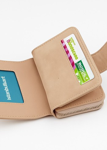 Renkli Desenli Kadın Cüzdanları - Görsel 8