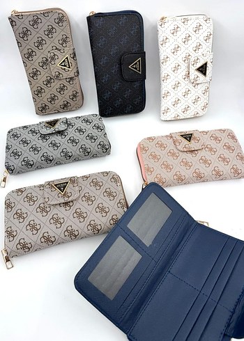 Gri Deri Fermuarlı Kadın Portföy Cüzdan - Görsel 3