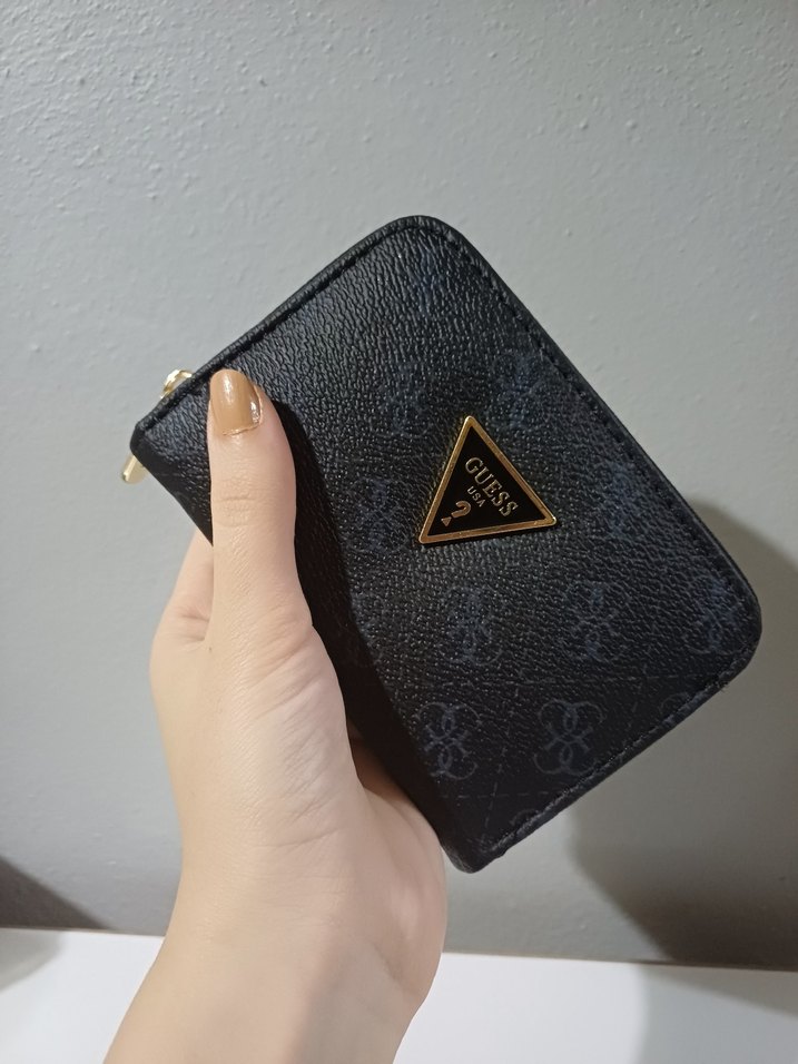 Guess Siyah Deri Fermuarlı Kadın Cüzdanı - Görsel 2