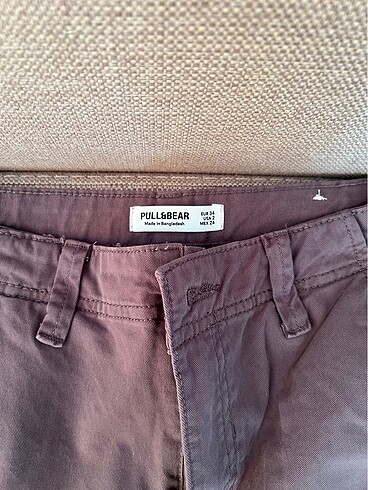 34 Beden gri Renk Pull & Bear Kargo Pantolon