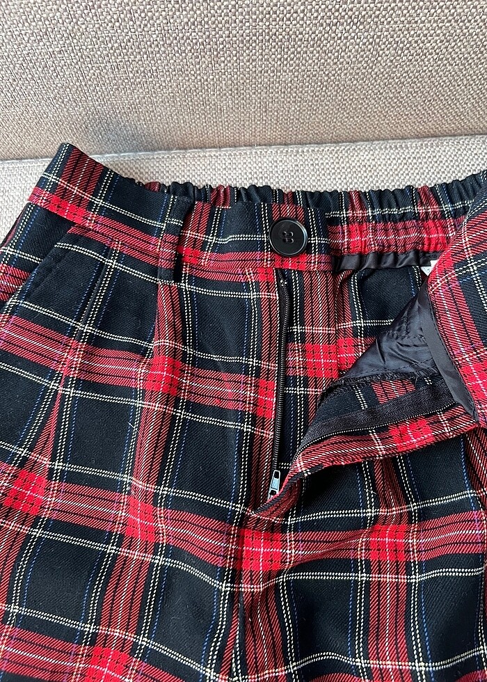 Bershka Ekoseli y2k Jogger Pantolon - Görsel 4