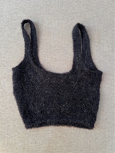 xs Beden Bershka Simli Crop Top