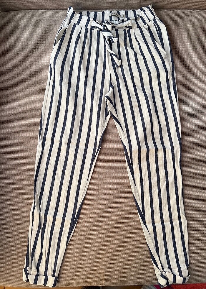 Stradivarus Jogger Keten Pantolon - Görsel 2