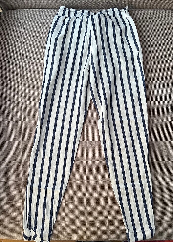 Stradivarus Jogger Keten Pantolon - Görsel 4